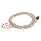 Maxbell Micro USB Sync Data Charger Charging Cable Cord for Samsung Smartphone Gold