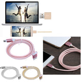 Maxbell Micro USB Sync Data Charger Charging Cable Cord for Samsung Smartphone Gold