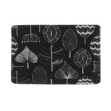Maxbell Non Slip Gaming Mouse Pad Compatible FOR PC Laptop Computer Keyboard Black White Leaves