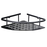 Maxbell Triangle Shower Shelf Bathroom Storage Basket Rack Rust Resistant Black