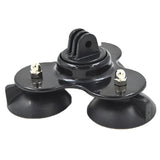 Maxbell Triple Low Angle Suction Cup Car Windscreen Dash Mount for GoPro Hero 1/2/3/3+/4