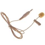 Maxbell 3.5mm Plug Mini Clip Microphone Mic For iPhone SmartPhone Recording Beige