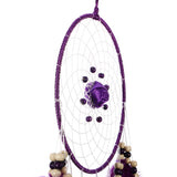 Maxbell Purple Rose Net Dreamcatcher Home Decor Hanging Christmas Ornament Kid Gift