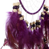 Maxbell Purple Rose Net Dreamcatcher Home Decor Hanging Christmas Ornament Kid Gift