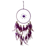 Maxbell Purple Rose Net Dreamcatcher Home Decor Hanging Christmas Ornament Kid Gift