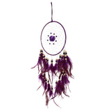 Maxbell Purple Rose Net Dreamcatcher Home Decor Hanging Christmas Ornament Kid Gift