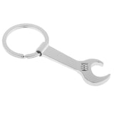 Maxbell Creative Wrench Design Metal Club Bar Soda Bottle Opener Key Chain Kids Xmas Gift Silver