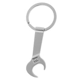 Maxbell Creative Wrench Design Metal Club Bar Soda Bottle Opener Key Chain Kids Xmas Gift Silver