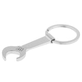 Maxbell Creative Wrench Design Metal Club Bar Soda Bottle Opener Key Chain Kids Xmas Gift Silver