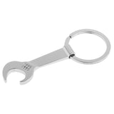 Maxbell Creative Wrench Design Metal Club Bar Soda Bottle Opener Key Chain Kids Xmas Gift Silver