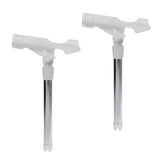 Maxbell 2Pcs Angle Adjustable Single Outrigger Rod Holder Boat Fishing Rod Pole Tube