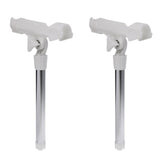 Maxbell 2Pcs Angle Adjustable Single Outrigger Rod Holder Boat Fishing Rod Pole Tube