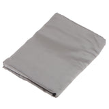 Maxbell Soft Comfortable Shrink Resistant Solid Color Satin Silk Bedding Duvet Cover+Flat Sheet+Pack of 2PCS Pillow Case FOR 6.6ft Bed Gray