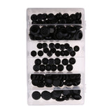 Maxbell 141 Piece Universal Car Vehicle Body Plastic Button and Flush Mount Sheet Metal Hole Plugs