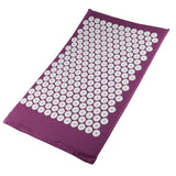 Maxbell Lightweight Portable Acupressure Massage Mat for Back Pain Relief Stress Muscle Relaxing Blood Circulation Improve Mat Purple