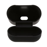 Maxbell Black Silicone Case Cover Holder Pouch Holder Sleeve + White Anti-lost Ear Loop Strap Wrap For Earpods AirPods  Earphones Charging Box