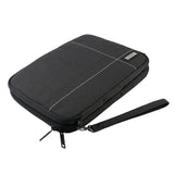 Maxbell Waterproof Zipper Electronics Accessories Bag Case for iphone ipad USB Cable Hard Disk Black