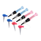 Maxbell Set of 4 Pieces High Quality Flexible Spring Golf Tees Golf Accessory Pink Blue