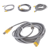 Maxbell USB 2.0 A Male to Female M/F Extension Data Sync Cable for Mouse Keyboard PC Laptop 5ft