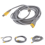 Maxbell USB 2.0 A Male to Female M/F Extension Data Sync Cable for Mouse Keyboard PC Laptop 5ft