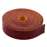 Maxbell 10 Meters Long 15mm Wide PU Leather Straps For Craft Projects Bag Handle DIY Embellishment Leathercraft Accessories Wine Red