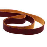 Maxbell 10 Meters Long 15mm Wide PU Leather Straps For Craft Projects Bag Handle DIY Embellishment Leathercraft Accessories Wine Red