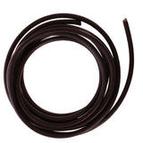 Maxbell Durable 2 Meter 4mm Round Leather Cord For Necklace Bracelet Beading Jewelry Making DIY Accessory Deep Coffee