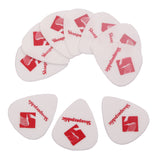 Maxbell 10pcs Guitar Picks Smooth ABS Custom Plectrum For Electric Ukelele Guitar