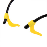 Maxbell Set Of Kids Children Silicone Glasses Band Strap With Anti-Skip Ear Hook Holder Yellow