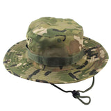 Maxbell Men Women Fashionable Outdoor Hiking Camping Hunting Hat Cap Wide Brim Fishing Hat Sun Hat Cap Camouflage Green