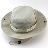 Maxbell Men Women Fashionable Outdoor Hiking Camping Hunting Hat Cap Wide Brim Fishing Hat Sun Hat Cap Beige