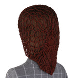 Maxbell 1x Women Soft Rayon Snood Hair Net Fashion Crochet Hairnet Cap Brown