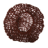 Maxbell 1x Women Soft Rayon Snood Hair Net Fashion Crochet Hairnet Cap Brown