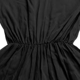 Maxbell Women Girls Summer Fashionable Beachwear Strapless V Neck Playsuit Bodycon Party Jumpsuit Trousers Black Size XL