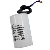 Maxbell CBB60 AC 50V 20uF Cylinder Shaped Motor Drive Capacitor Capacitance White