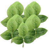 Maxbell 50 Pieces Silk Artificial Foliage Leaves for Wedding Bouquet Decoration DIY Wreath