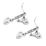 Maxbell 2 Pieces Heavy Duty Stainless Steel Marine Boat Yacht Hatch Anti-Rattle Latch Fastener Clamp 4-3/8''