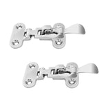 Maxbell 2 Pieces Heavy Duty Stainless Steel Marine Boat Yacht Hatch Anti-Rattle Latch Fastener Clamp 4-3/8''