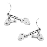 Maxbell 2 Pieces Heavy Duty Stainless Steel Marine Boat Yacht Hatch Anti-Rattle Latch Fastener Clamp 4-3/8''