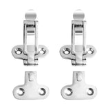 Maxbell 2 Pieces Heavy Duty Stainless Steel Marine Boat Yacht Hatch Anti-Rattle Latch Fastener Clamp 4-3/8''