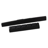 Maxbell Set Black Ebony Guitar String Bridge Saddle Nut for Classic Guitar Accessory