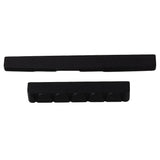 Maxbell Set Black Ebony Guitar String Bridge Saddle Nut for Classic Guitar Accessory