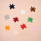 Maxbell 10 Pieces Mixed Embroidered Sew Iron on Patch Badge Maple Leaf Bag Hat Dress Applique DIY 4.8x4.8cm