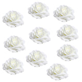 Maxbell 10 Piece Artificial Silk Flower Heads For Wedding Decoration DIY Flower Balls DIY Crafts Supplies 9cm