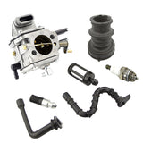 Maxbell Carburetor with Fuel Line Filter Spark Plug Kit for STIHL MS660 Chainsaws