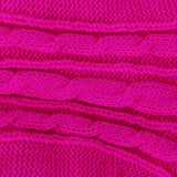 Maxbell Fashionable Soft Smooth Comfortable Warm Polyester Cotton Fabric Dog Cat Pet Knitted Sweater Rose Red 12#