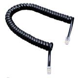 Maxbell 6.5ft Black Telephone Extension Coil Cable Cord