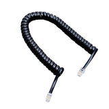 Maxbell 6.5ft Black Telephone Extension Coil Cable Cord