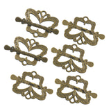 Maxbell 6 Sets Antique Bronze Butterfly Shape Toggle Clasps Jewelry Findings