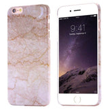 Maxbell Beige Marble Grain Hard Back Case Cover Shell For iPhone 6 / 6s